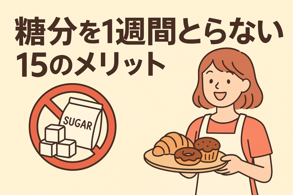 糖分を１週間とらないメリット