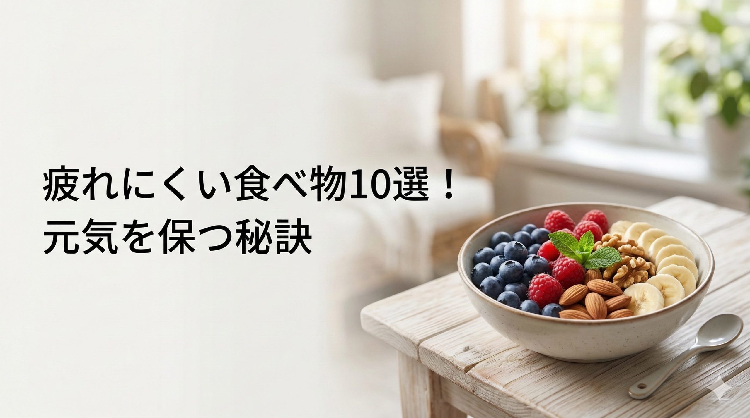 疲れにくい食べ物10選