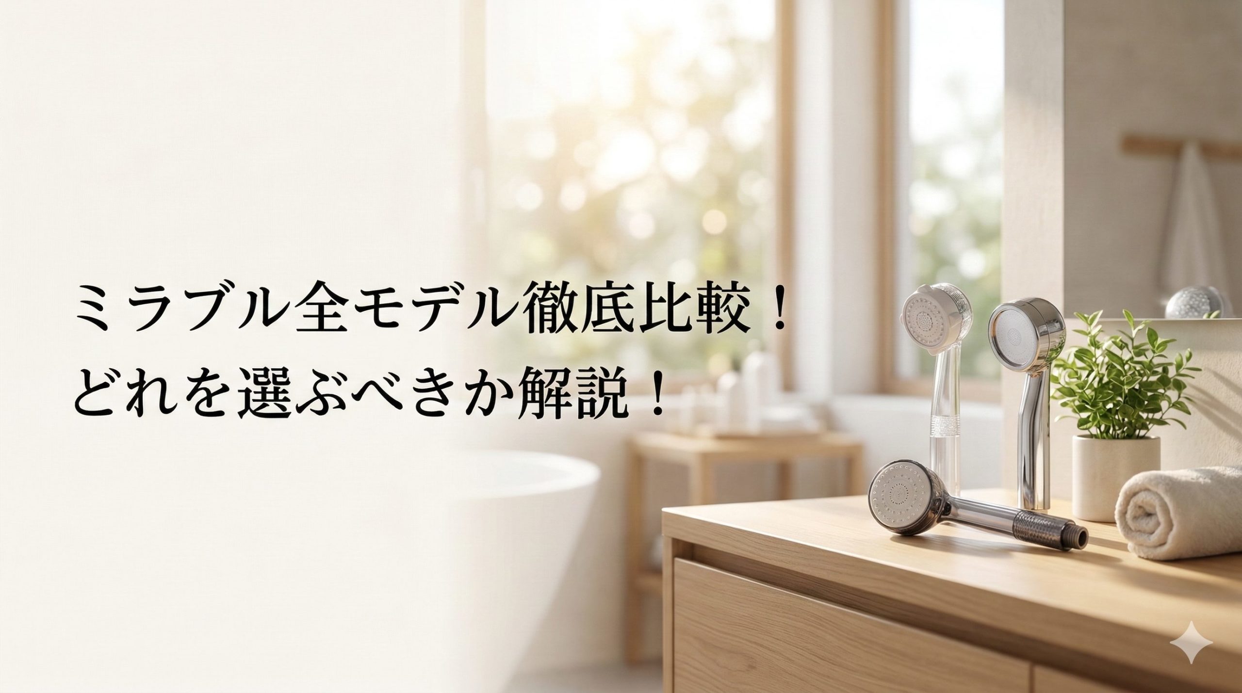 ミラブル全モデルを徹底比較！それを選ぶべきか解説