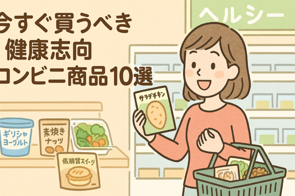 今すぐ買うべき健康志向のコンビニ商品