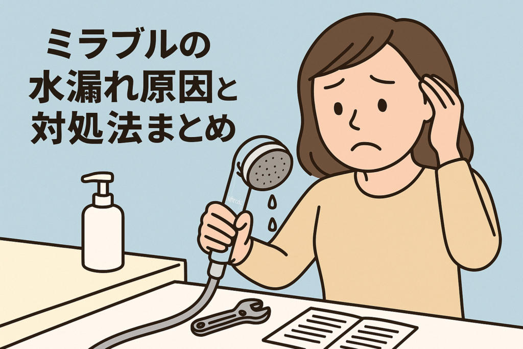 ミラブルの水漏れ原因と対処法まとめ