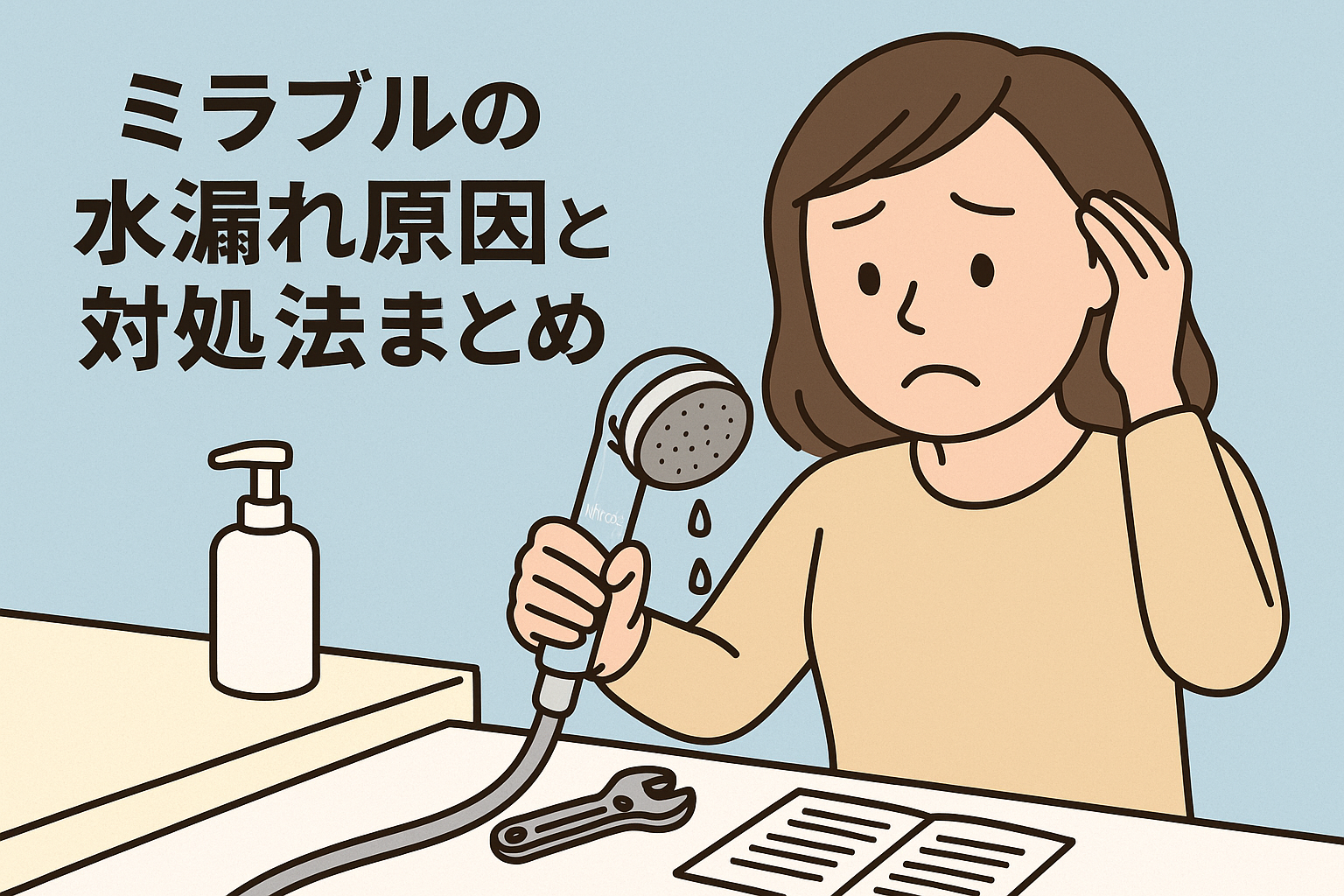 ミラブルの水漏れ原因と対処法まとめ