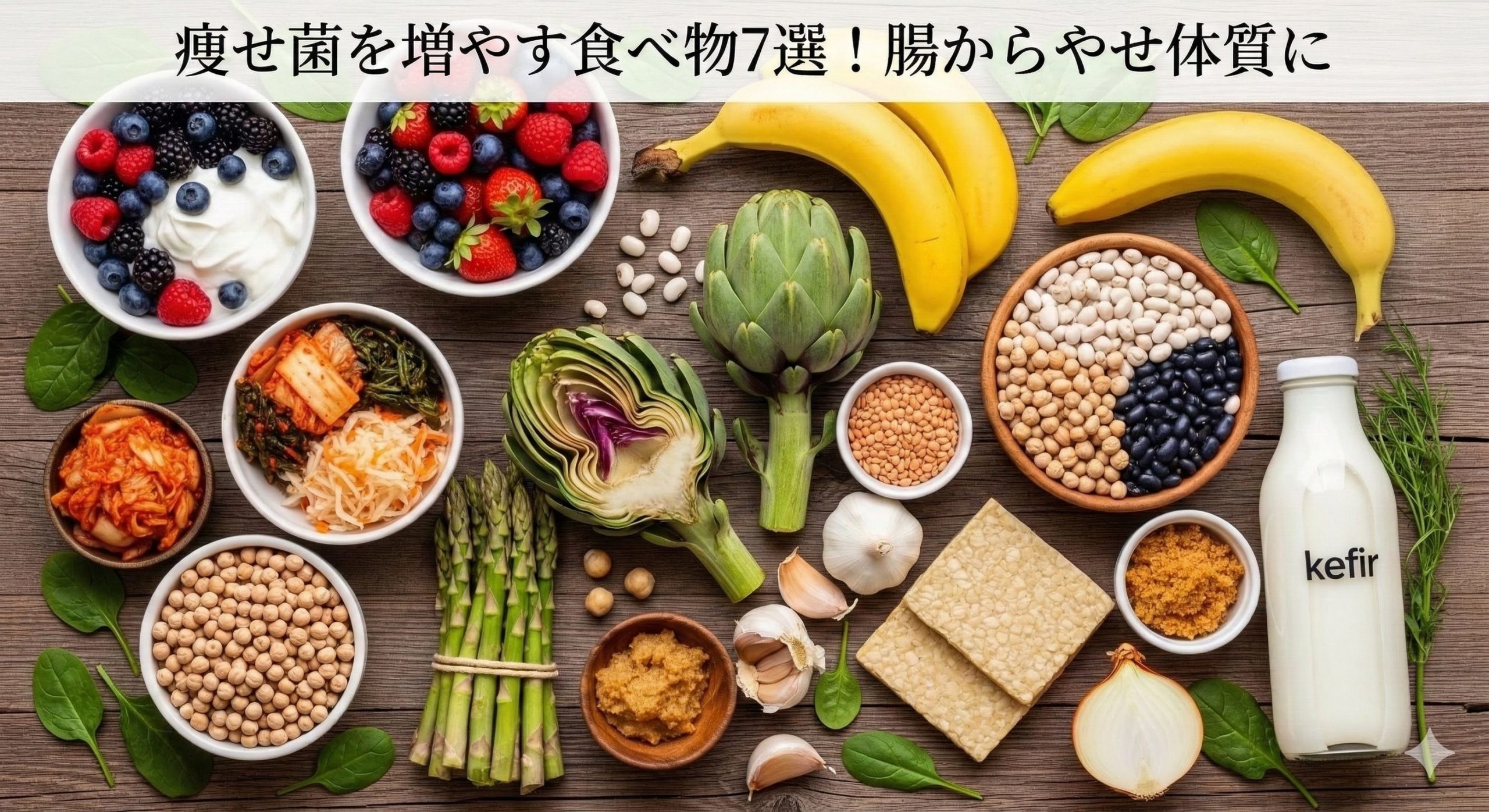 やせ菌を増やす食べ物7選