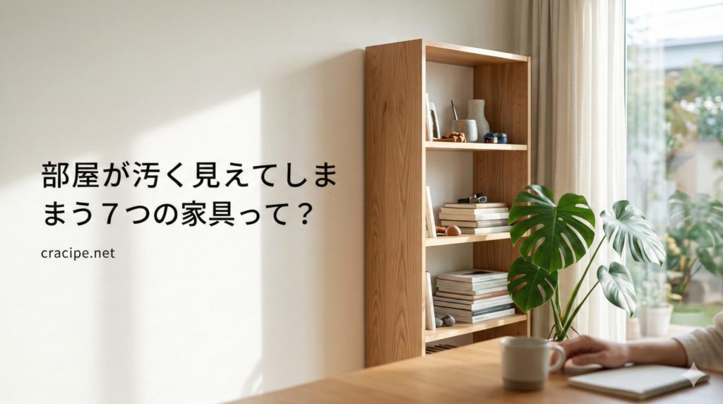 部屋が汚く見えてしまう７つの家具