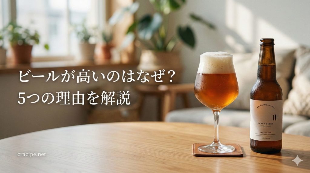 ビールが高いのはなぜ？５つの理由を解説
