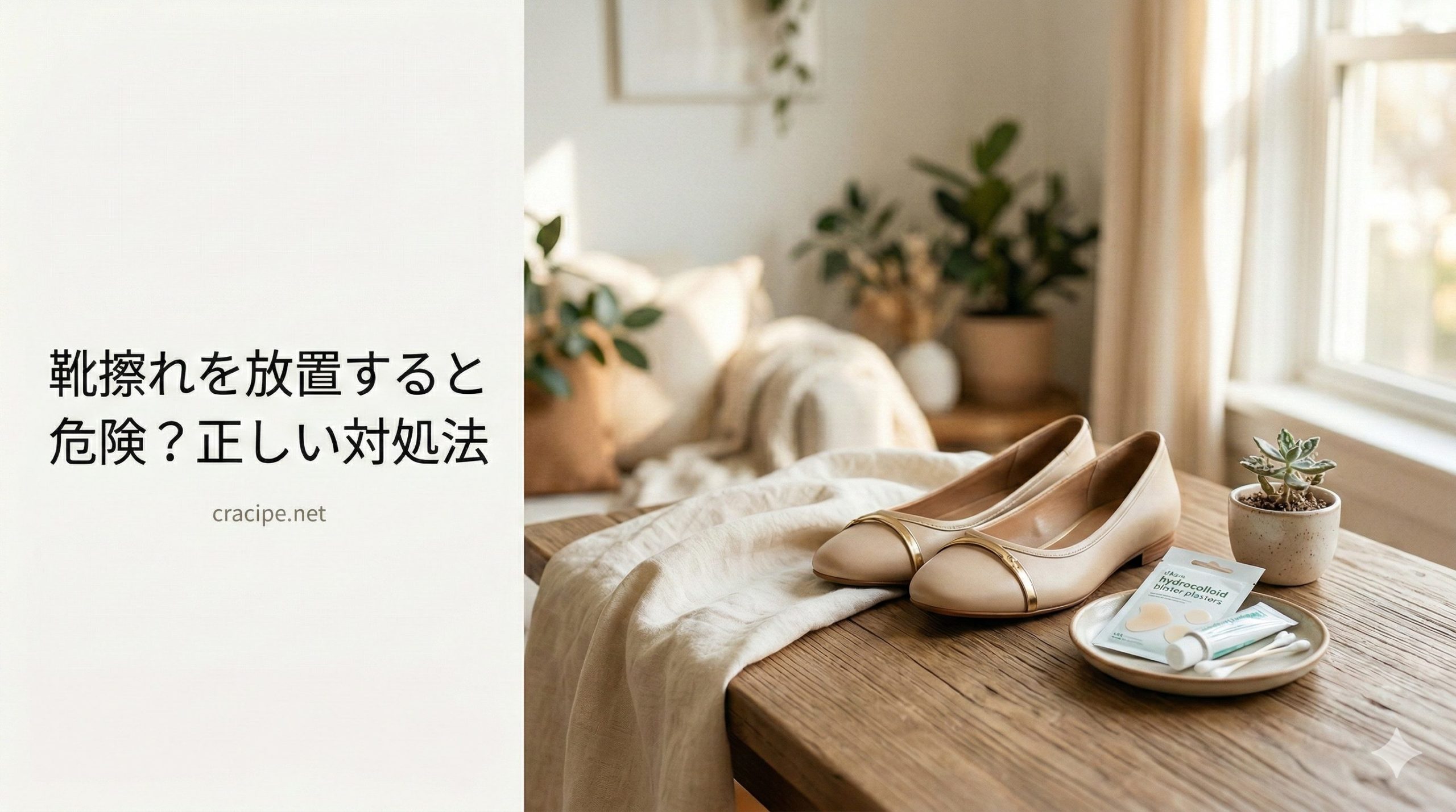 靴擦れを放置は危険