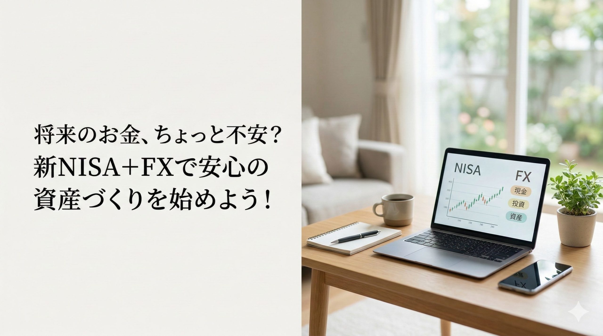 新NISA +FXで安心の資産作り