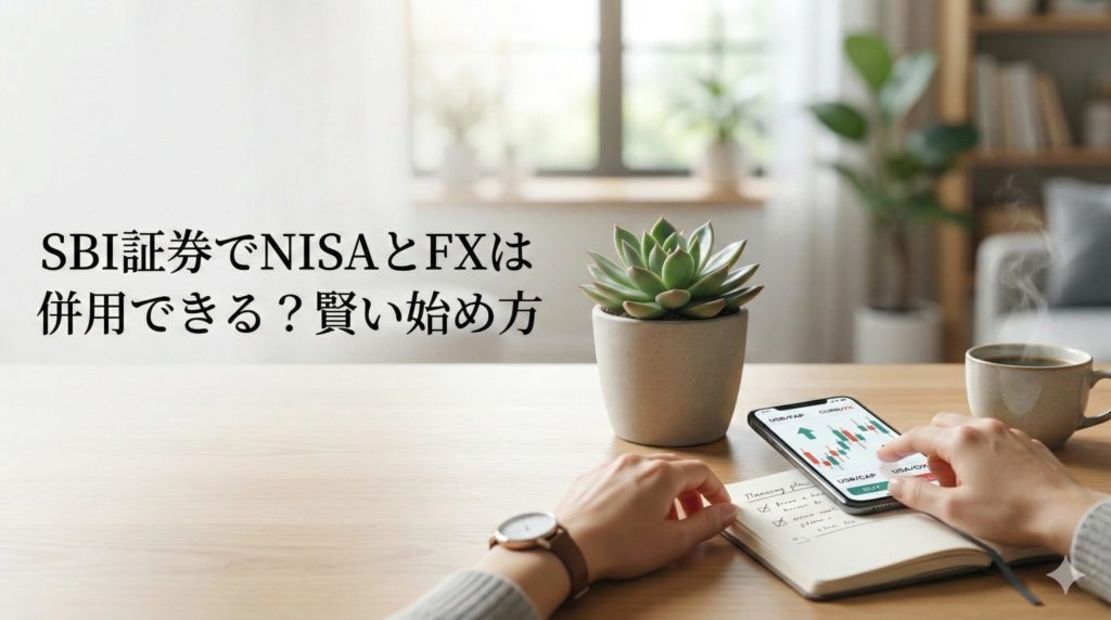 SBI証券でNISAとFXは併用できる？賢い始め方