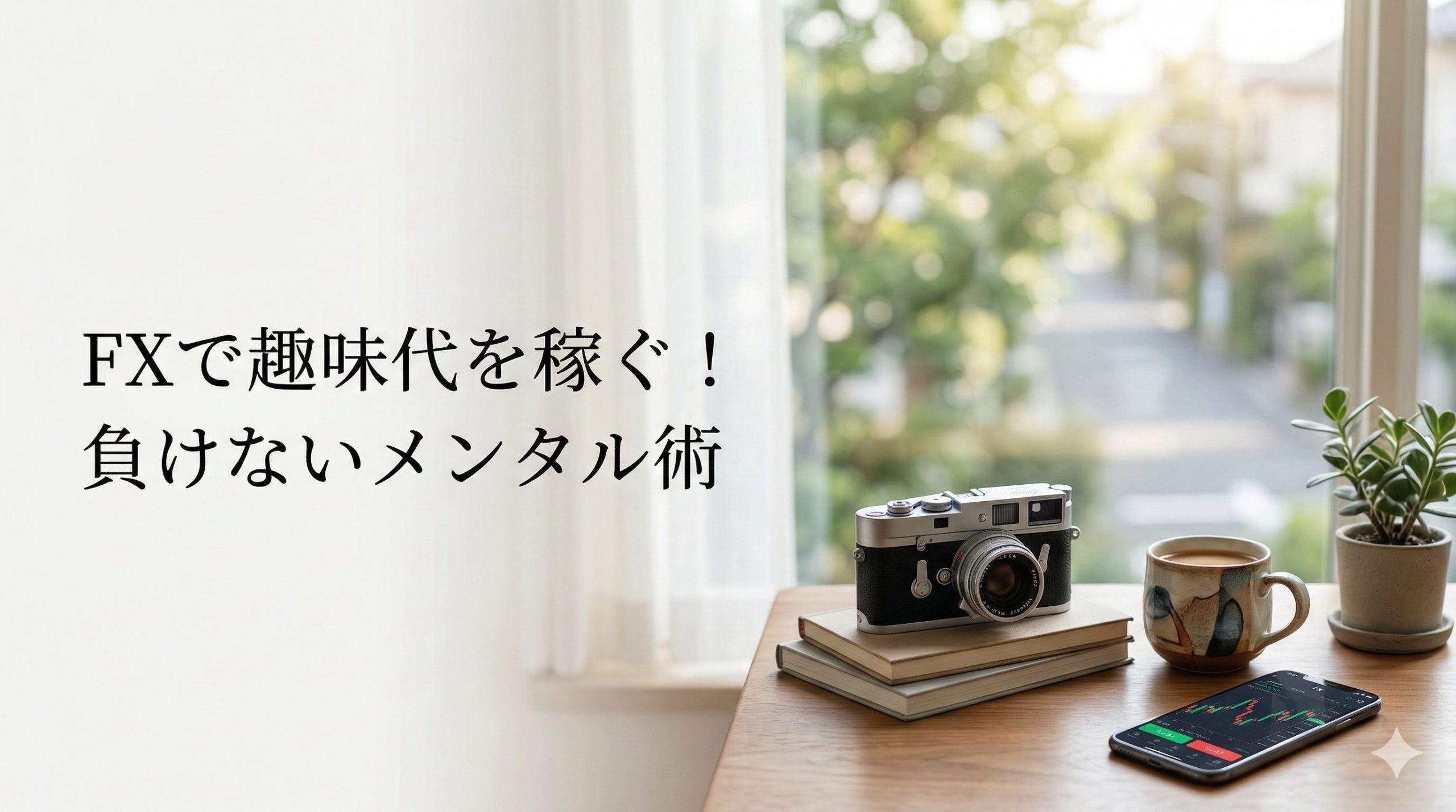 FXで趣味代を稼ぐ！負けないメンタル術