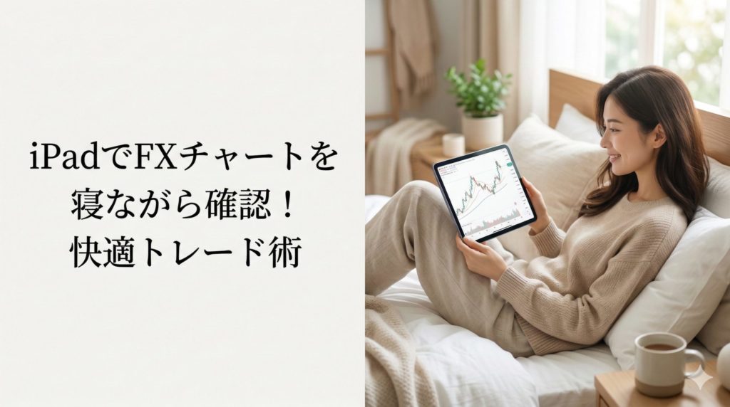 ipadでFXチャートを寝ながら確認!快適トレード術