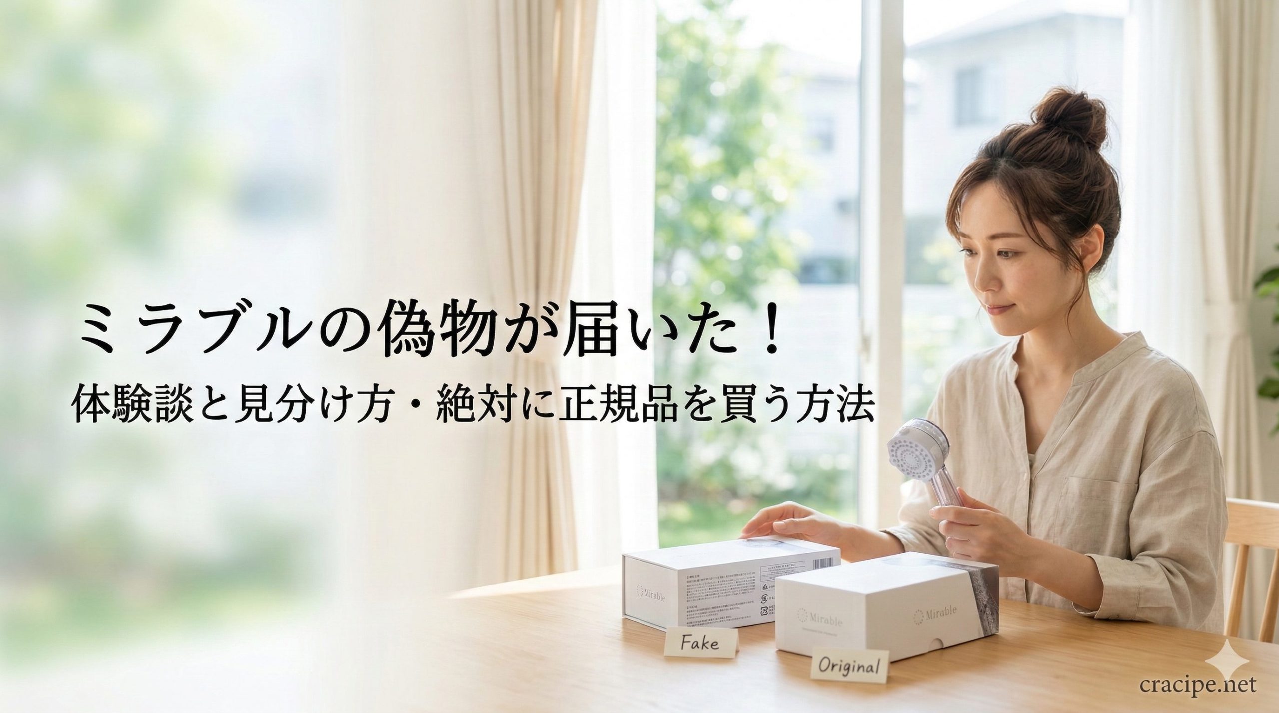 ミラブルのせにものが届いた！見分け方と正規品を買う方法