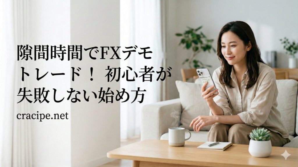 隙間時間でFXデモトレード!初心者が失敗しない始め方