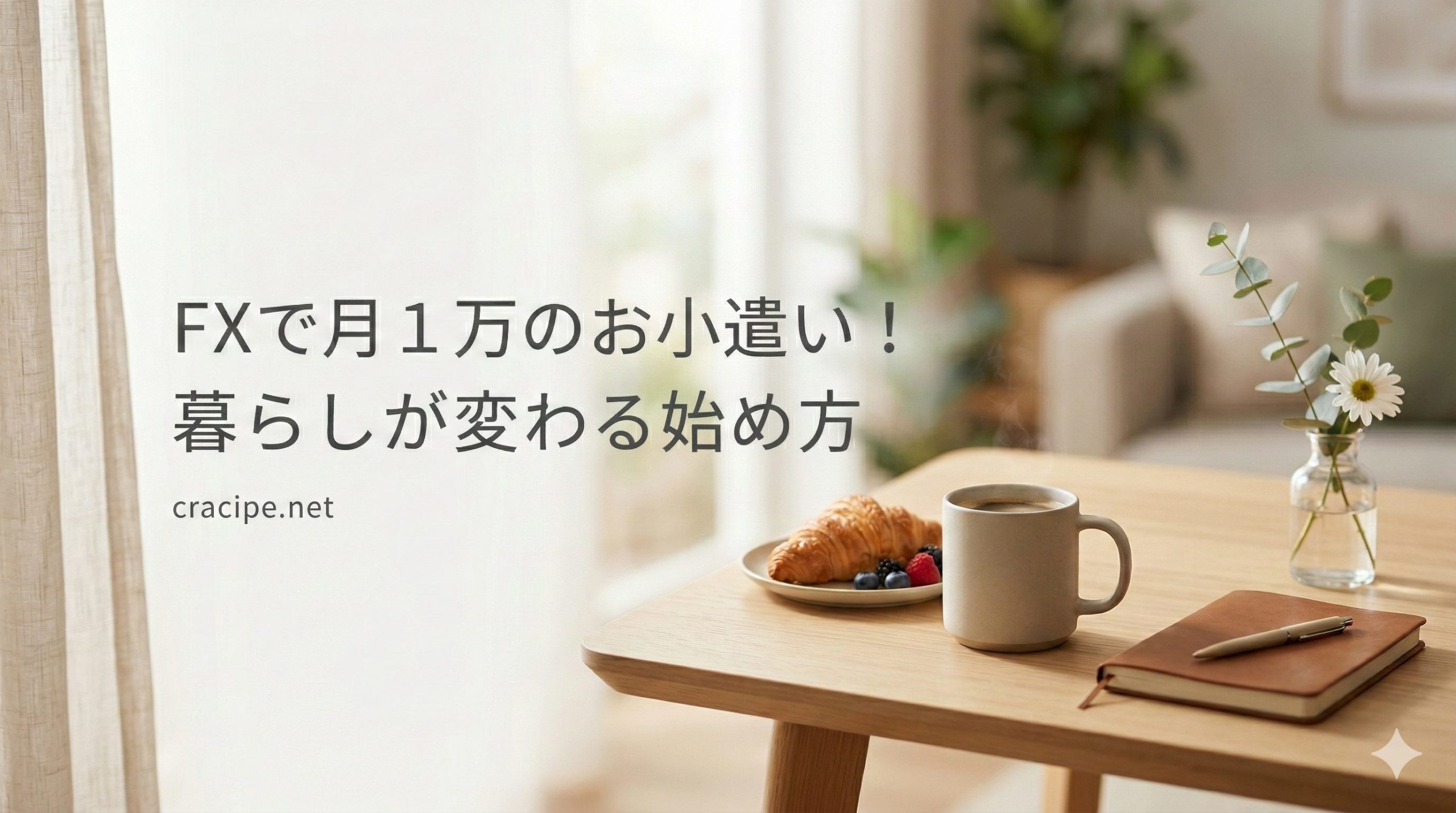 FXで月１万のお小遣い！暮らしが変わる始め方