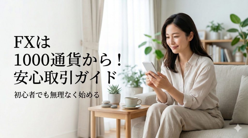 FXは1000通貨から!安心取引ガイド